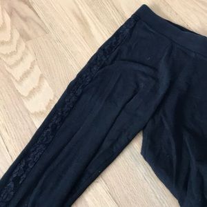 Victoria’s Secret xs black leggings lace detail